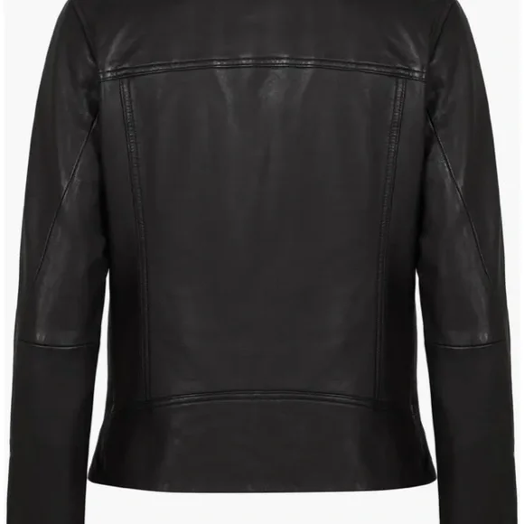 All Saints Black Leather Jacket - Picture 5 of 9